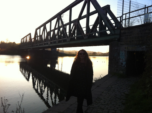 Kim Engelen [Bridges-Performances] Eisenbahnbrücke Dahlhausen (Germany) 2014